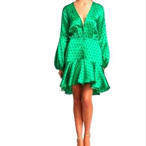 SILVIA TCHERASSI Emma Polka-Dot Dress